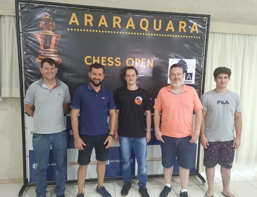 Somos apoiadores do Araraquara Chess Open. Bora jogar xadrez?